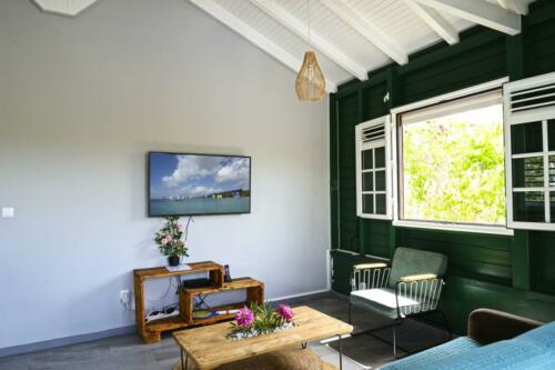 Coin salon bungalow Martinique séjour touristique
